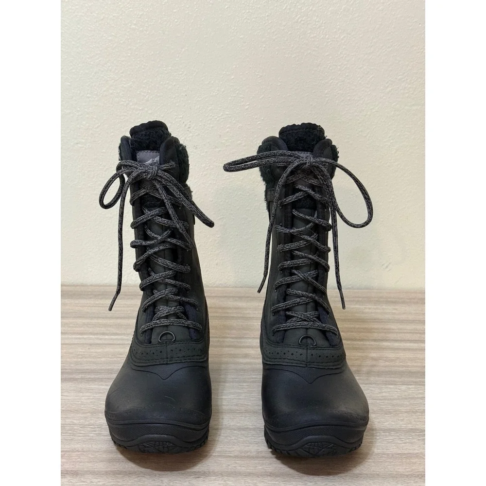 The North Face Women Boots 6‎ Black Shellista II Tall Waterproof Snow Gorpcore